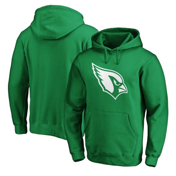 Women’s Fanatics Kelly Green NFL Arizona Cardinal’s Pullover Hoodie Medium - Picture 1 of 16